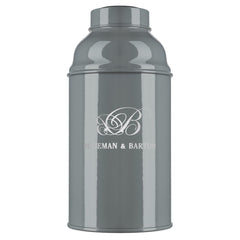Boite à thé vide en métal Binôme gris (125g)