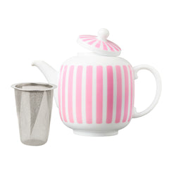 Rose striped porcelain collection