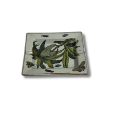 Cendrier en porcelaine motif Green Plants