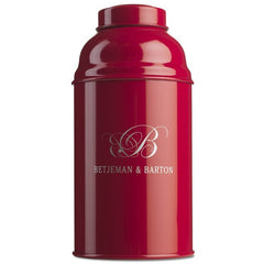 Boite à thé vide en métal Rouge (125g)