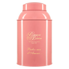 Grande boite à thé vide en métal Malesherbes (1kg)